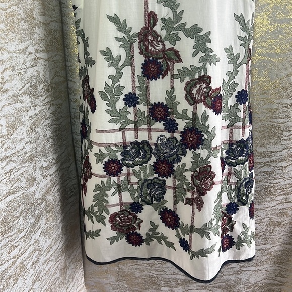 Max Studio Floral Embroidery Sleeveless Women’s Dress Size M - Picture 5 of 14